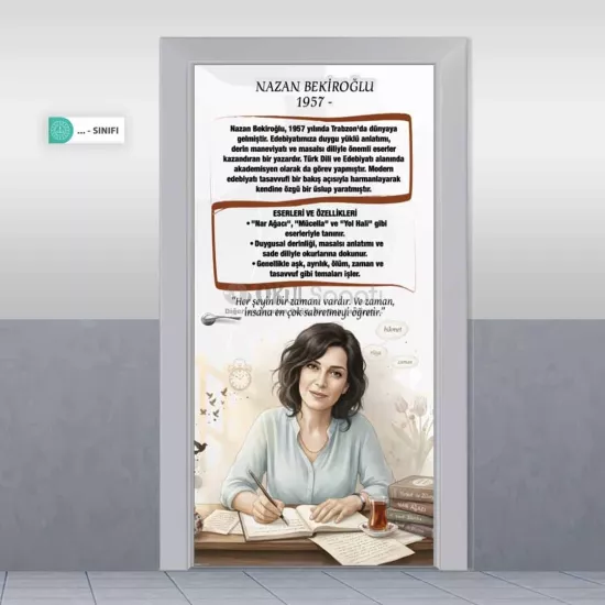 Türkçe & Edebiyat Okul Kapı Giydirme | Nazan Bekiroğlu