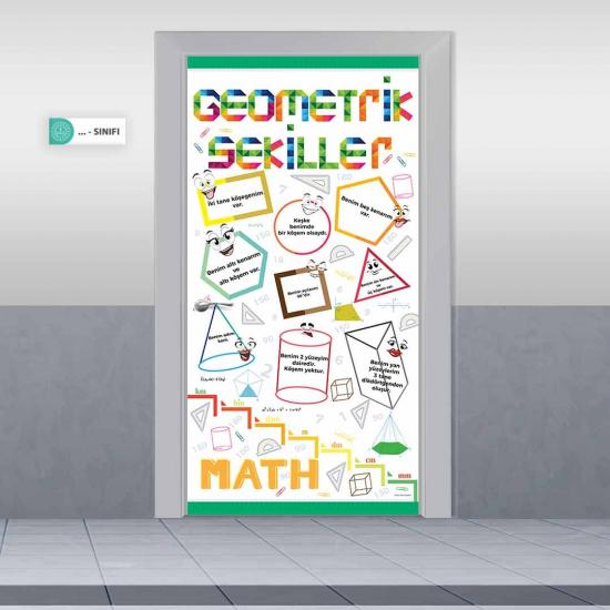 Geometrik Şekiller Kapı Giydirme, Matematikçiler Kapı Giydirme, Matematik Dersi Kapıları, Ders Kapı Giydirme, Ortaokul Kapı Giydirme, Lise Matematik Kapı Giydirme, Ünlü Matematikçiler, Geometri Kapı G