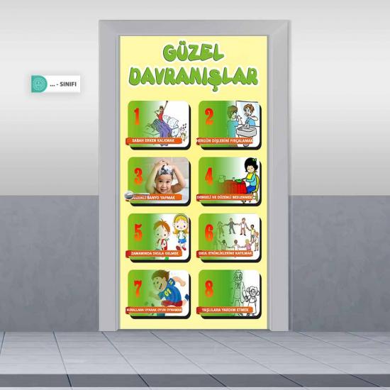 İlkokul Kapı Giydirme | Güzel Davranışlar