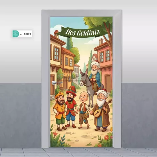 İlkokul & Anasınıfı Kapı Giydirme | Masal Kahramanları