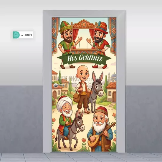 İlkokul & Anasınıfı Kapı Giydirme | Türk Masalları