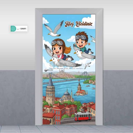 İstanbul İlkokul ve Anaokulu Kapı Giydirme