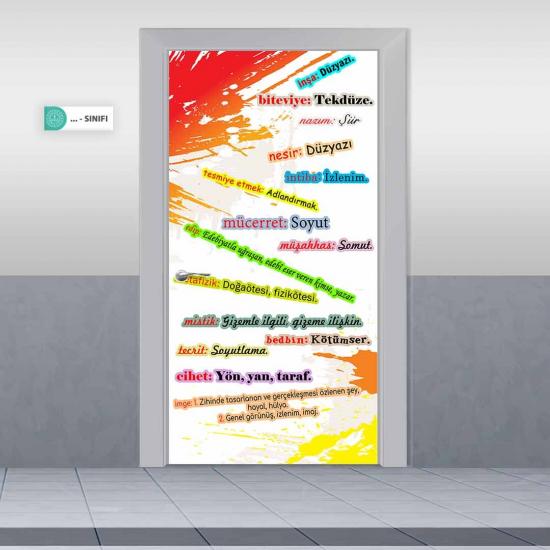 Türkçesini Kullanalım Kapı Giydirme, Türkçe Kapı Giydirme, Edebiyat Kapı Giydirme, Ortaokul Kapı Giydirme, Lise Kapı Giydirme, İmam Hatip Kapı Giydirme