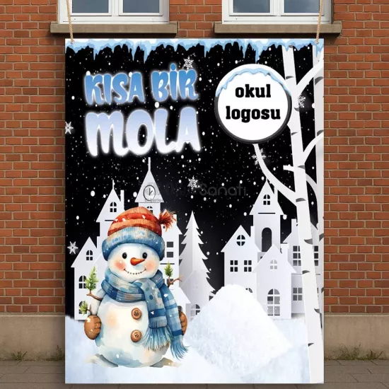 Vinil Ara Karne Panosu ve Afişi | Kısa Bir Mola