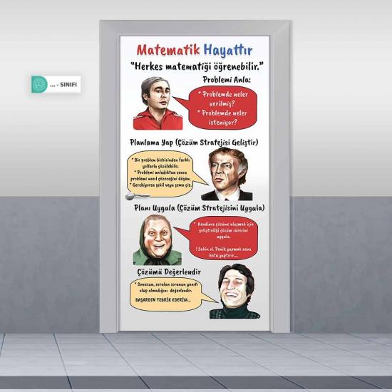 Matematik Hayattır, atematikçiler Kapı Giydirme, Matematik Dersi Kapıları, Ders Kapı Giydirme, Ortaokul Kapı Giydirme, Lise Matematik Kapı Giydirme, Ünlü Matematikçiler, Geometri Kapı G