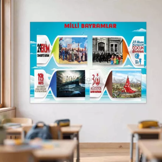 İlkokul Okul Posteri | Milli Bayramlarımız