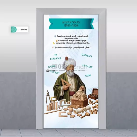 Türk Büyükleri Kapı Giydirme | Mimar Sinan