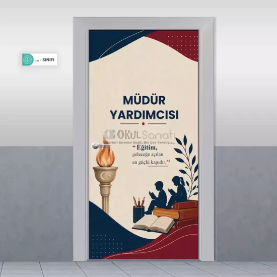 Müdür Yardımcısı Okul Kapı Giydirme | Eğitim
