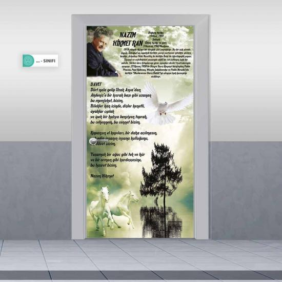 Nazım Hikmet Kapı Giydirme, Türkçe Kapı Giydirme, Edebiyat Kapı Giydirme, Ortaokul Kapı Giydirme, Lise Kapı Giydirme, İmam Hatip Kapı Giydirme