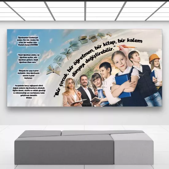 Öğretmenler Odası Okul Posteri