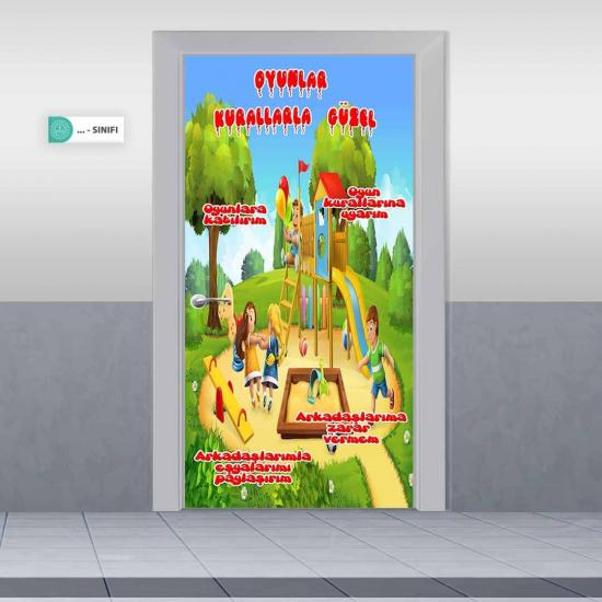 Oyun Parkı Anaokulu Kapı Giydirme, İlkokul Kapı Giydirme, Ortaokul Kapı Giydirme, Anaokulu Kapı Giydirmesi, Lise Kapı Giydirme, Okul Kapı Giydirme, Kapı Kaplama, Kapı Süsü, Sınıf Kapı Giydirme