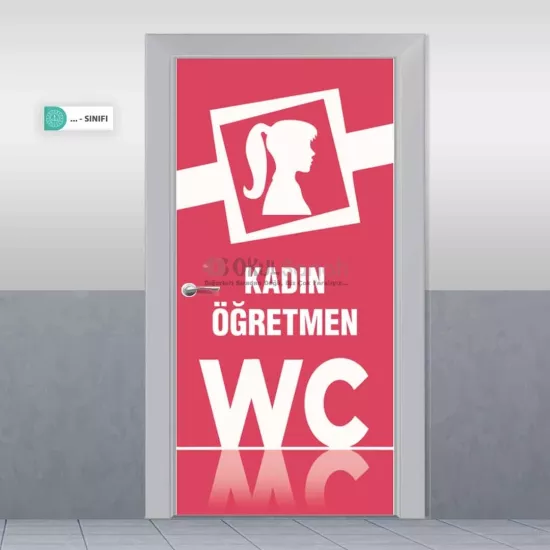 Wc Kapı Giydirme | Kadın Öğretmen WC