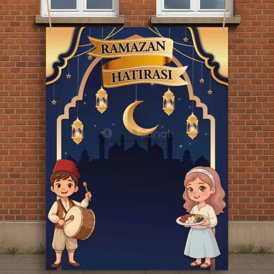 Ramazan Hatırası Özel Tasarım Branda Afiş