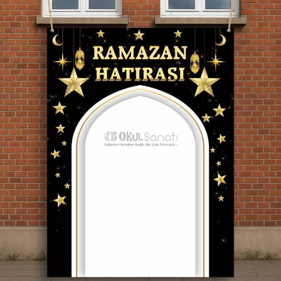 Ortaokul ve Lise Ramazan Hatırası Branda Afişi 