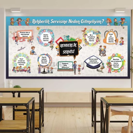 Rehberlik Servisi Okul Posteri