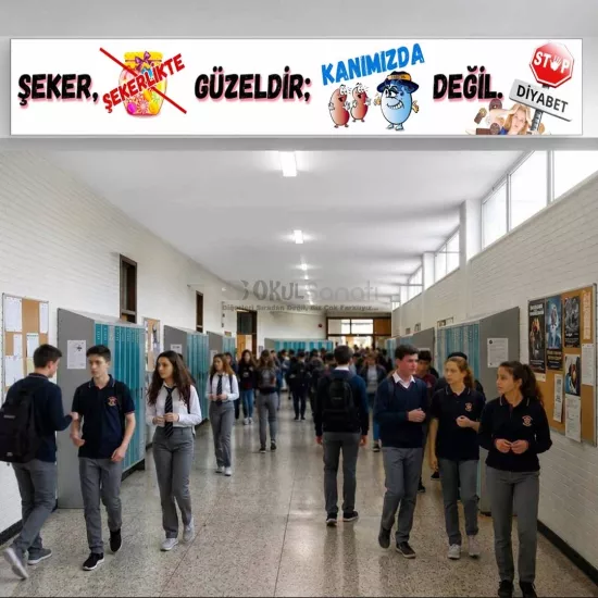 İlkokul Kiriş Yazısı | Sağlıklı Yaşam ve Diyabet