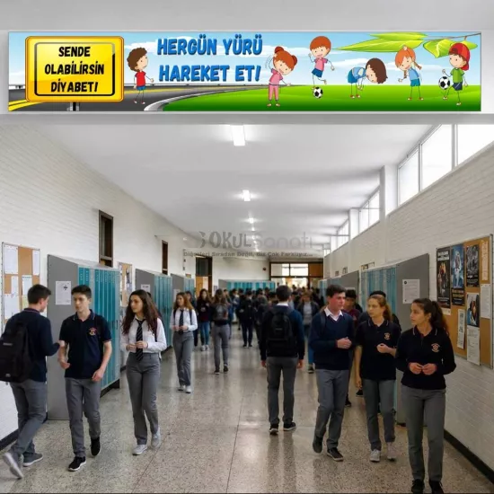İlkokul Kiriş Yazısı | Sağlıklı Yaşam ve Diyabet
