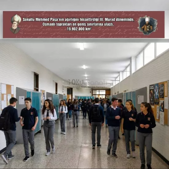 Sosyal Bilimler, Tarih Sokağı Okul Kiriş Yazısı 