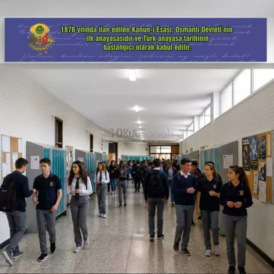 Sosyal Bilimler, Tarih Sokağı Okul Kiriş Yazısı