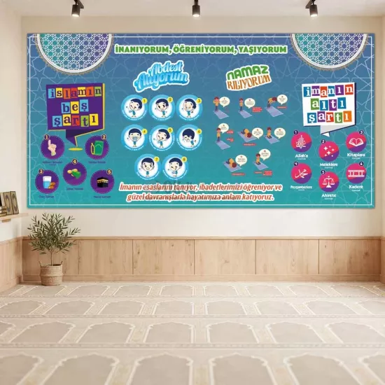 Temel Dini Bilgiler Okul Posteri | Din Kültürü Sokağı