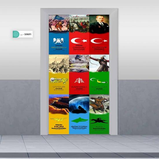 Türk Tarihi Kapı Giydirme, Tarih Kapı Giydirme, Sosyal Bilgiler Kapı Giydirme