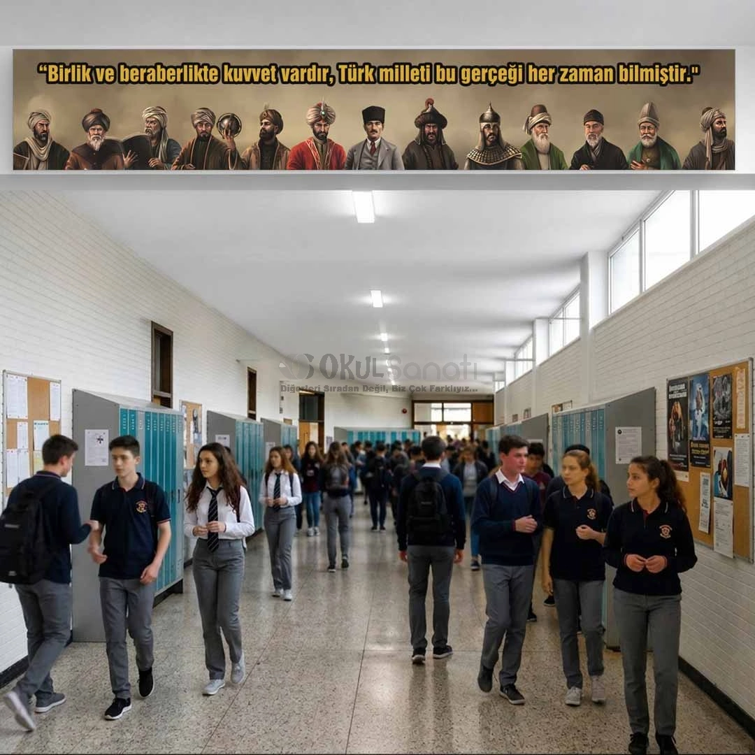 Sosyal Bilimler Tarih Sokağı Kiriş Yazısı