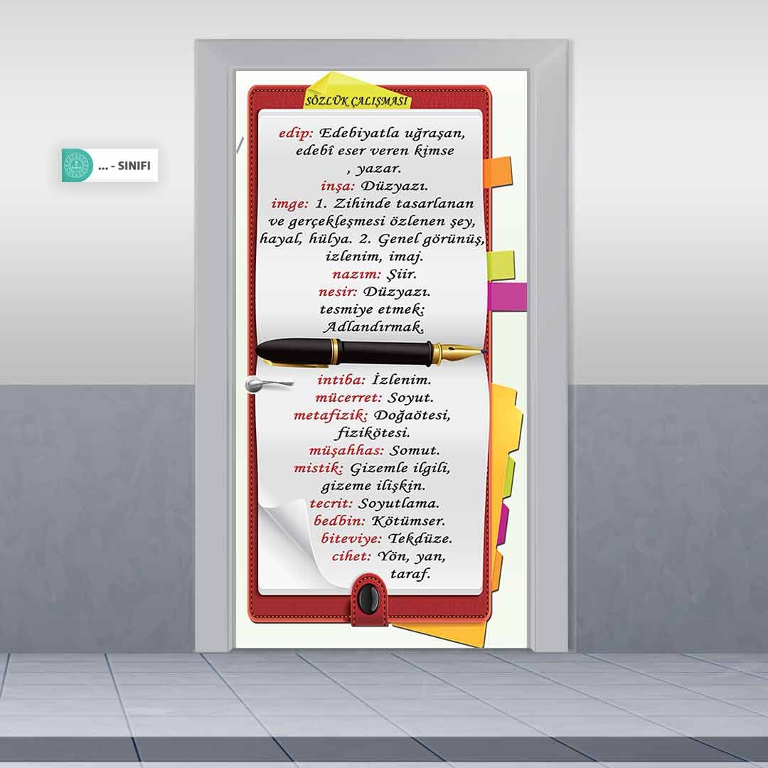 Sözlük Çalışması Kapı Giydirme