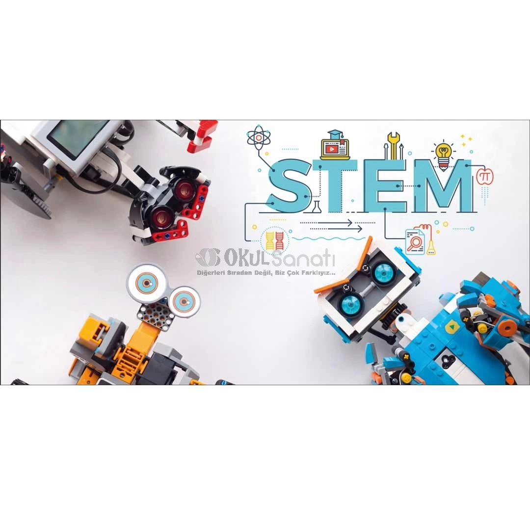 STEM Ve Robotik Kodlama Okul Posteri