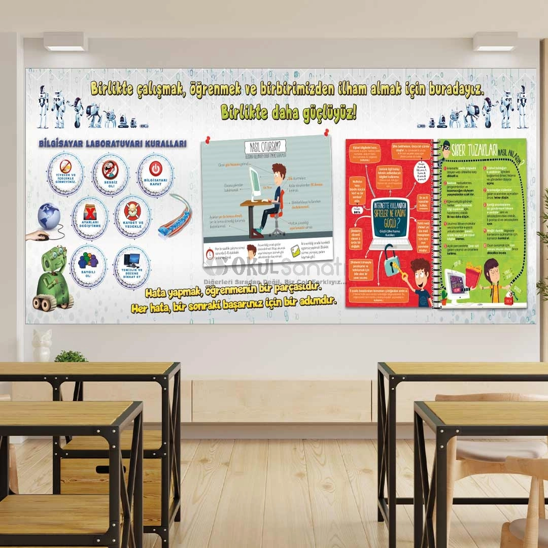 Teknoloji ve Tasarım Sınıfı Okul Posteri