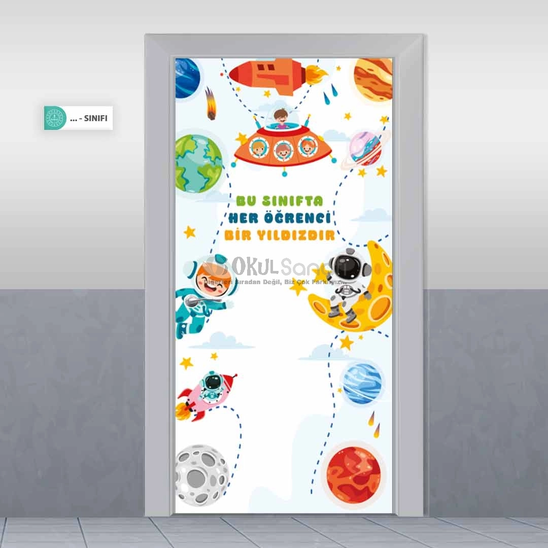 Yıldızlar Sınıfı İlkokul Kapı Giydirme